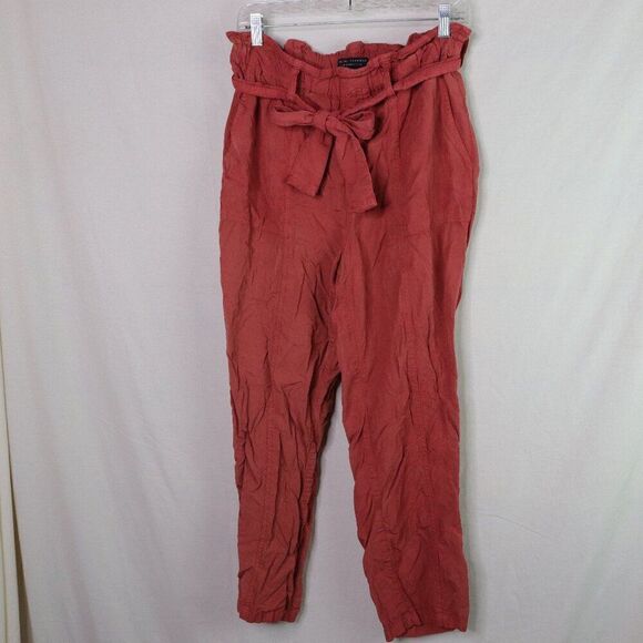 Social Standard by Sanctuary | Paper Bag Tie Waist Pull on Pants Large - Picture 1 of 7